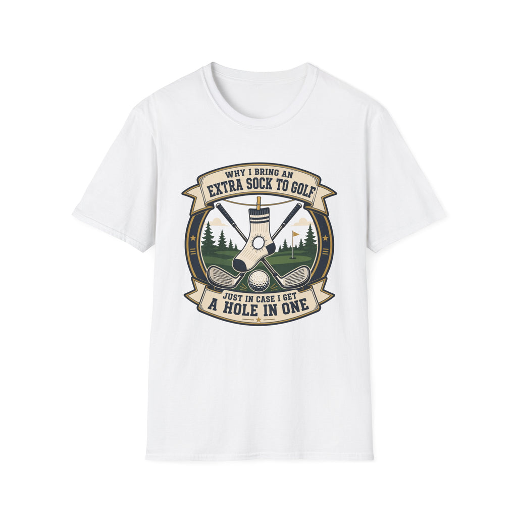 EXTRA SOCK HOLE IN ONE CREST BADGE 37 T-SHIRT