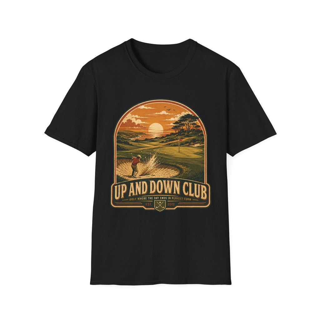 UP AND DOWN CLUB BADGE T-SHIRT