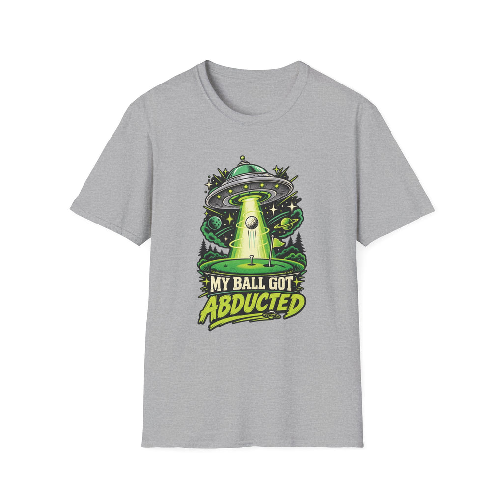 MY BALL GOT ABDUCTED UFO T-SHIRT