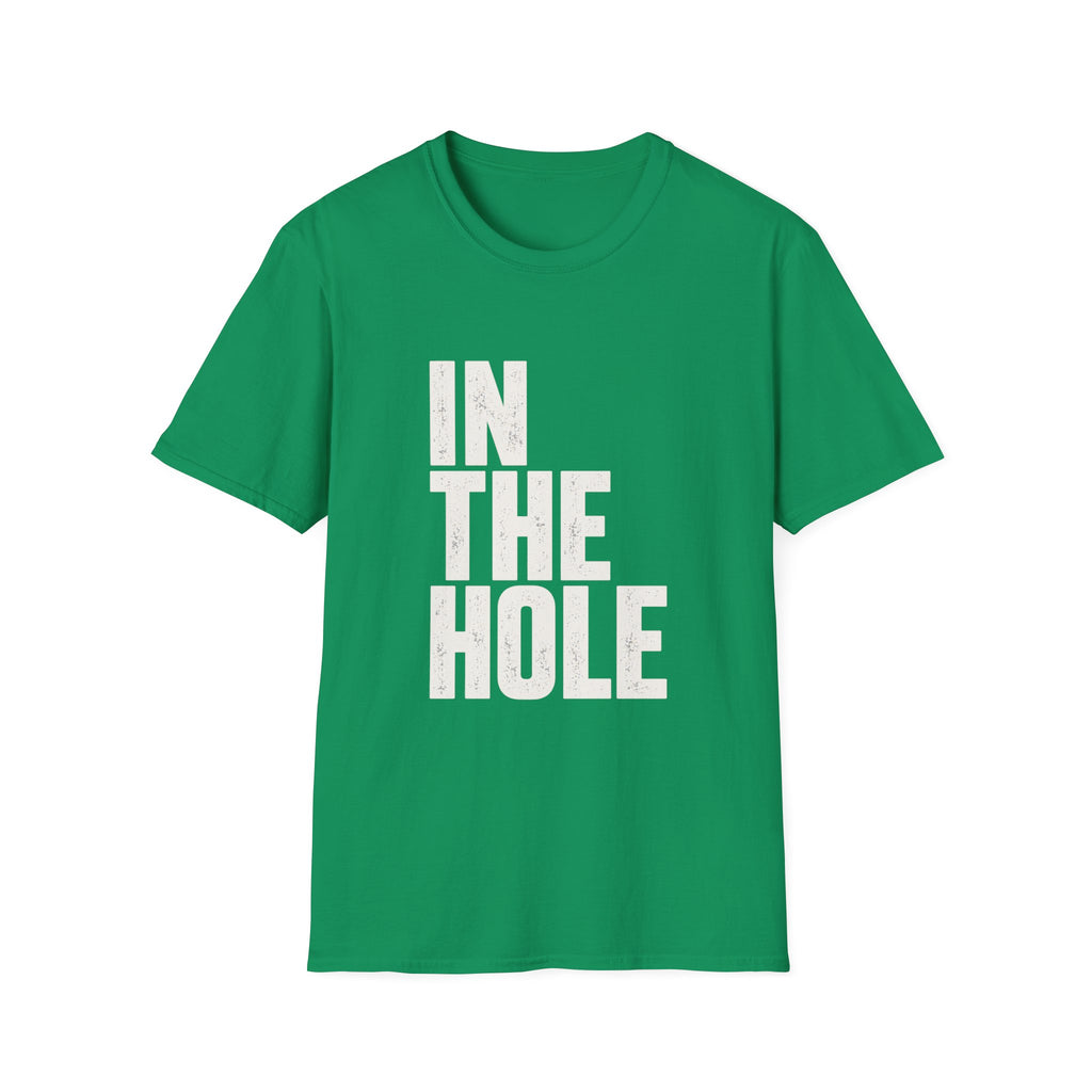 IN THE HOLE TEXT T-SHIRT
