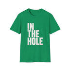 IN THE HOLE TEXT T-SHIRT