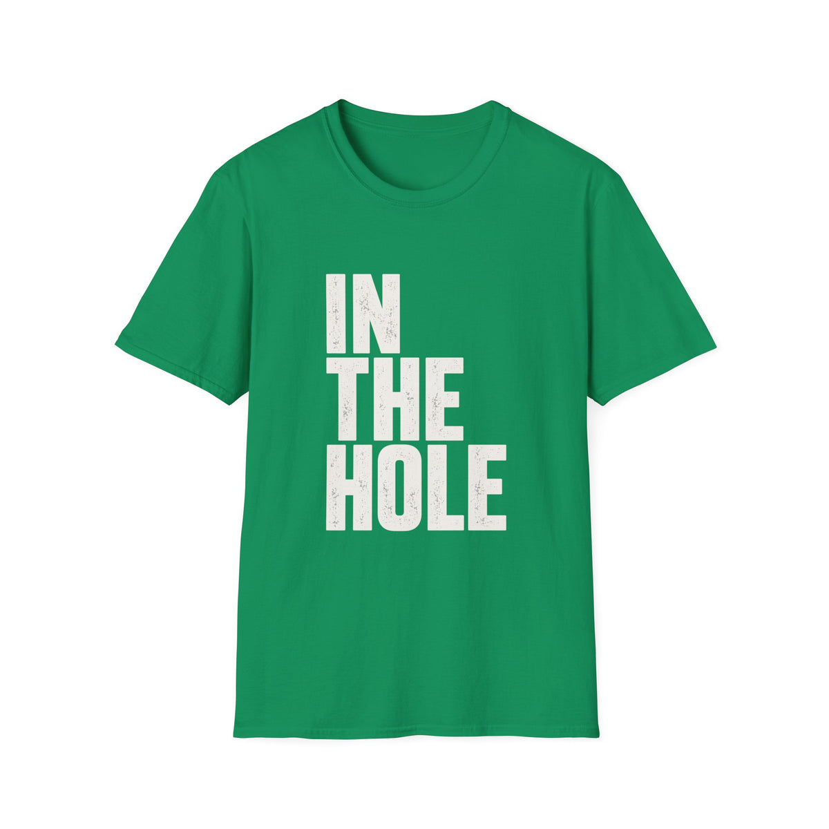 IN THE HOLE TEXT T-SHIRT