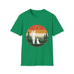 VINTAGE GOLFER DOG CLUBHOUSE SUNSET T-SHIRT
