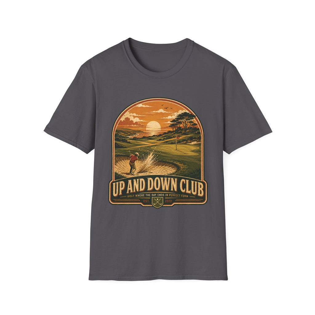UP AND DOWN CLUB BADGE T-SHIRT
