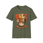 GOLF IS HARD MELTING DRIP TEXT 167 T-SHIRT