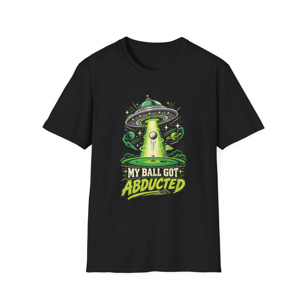 MY BALL GOT ABDUCTED UFO T-SHIRT