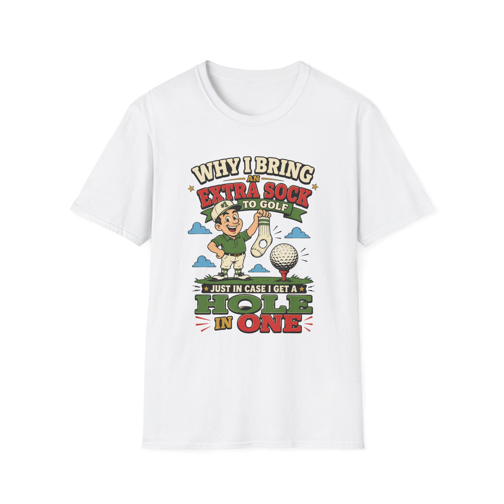 EXTRA SOCK HOLE IN ONE CARTOON 35 T-SHIRT