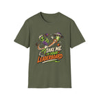 TAKE ME TO YOUR LEADERBOARD ALIEN T-SHIRT