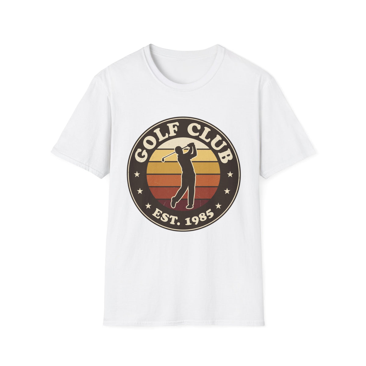 GOLF CLUB EST 1985 SUNBURST BADGE 106 T-SHIRT