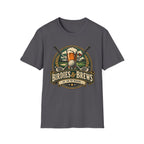 BIRDIES AND BREWS GOLF BADGE COLOR 188 T-SHIRT