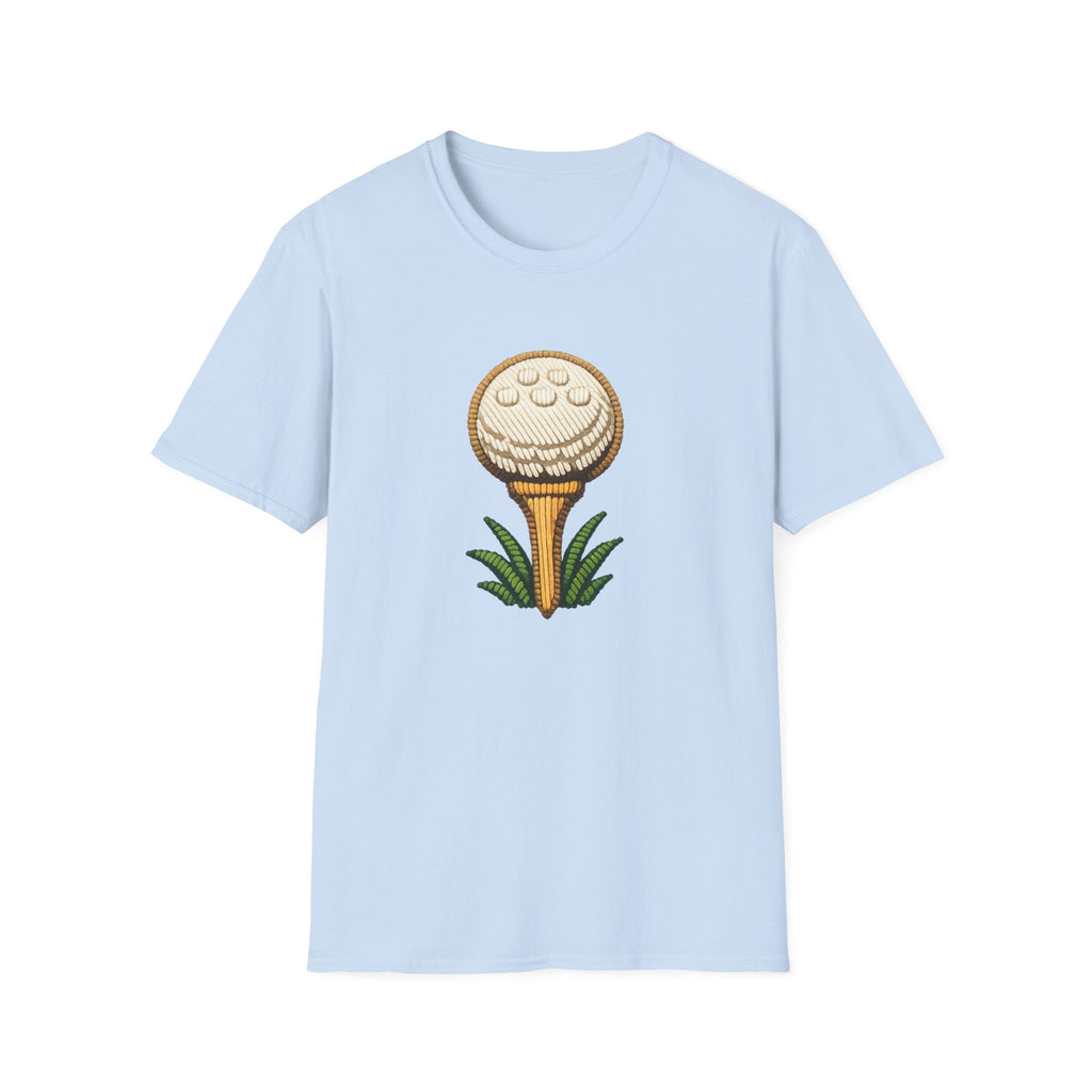 GOLF BALL TEE EMBROIDERY PATCH 87 T-SHIRT