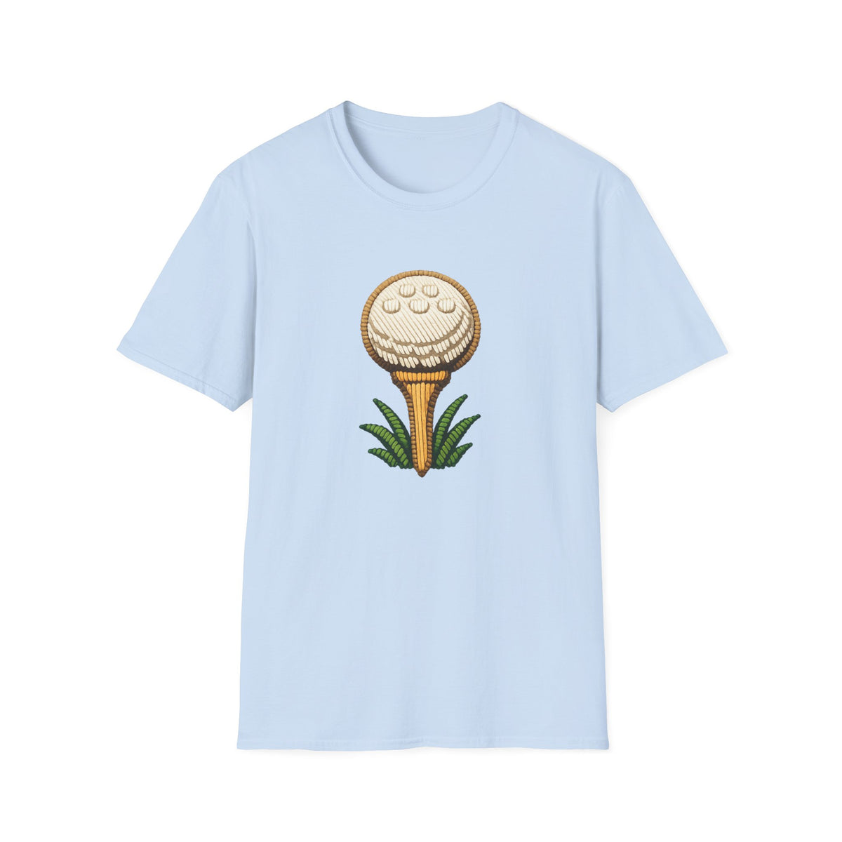 GOLF BALL TEE EMBROIDERY PATCH 87 T-SHIRT