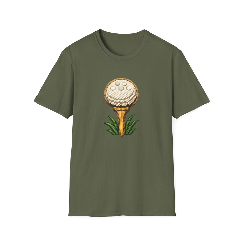 GOLF BALL TEE EMBROIDERY PATCH 87 T-SHIRT