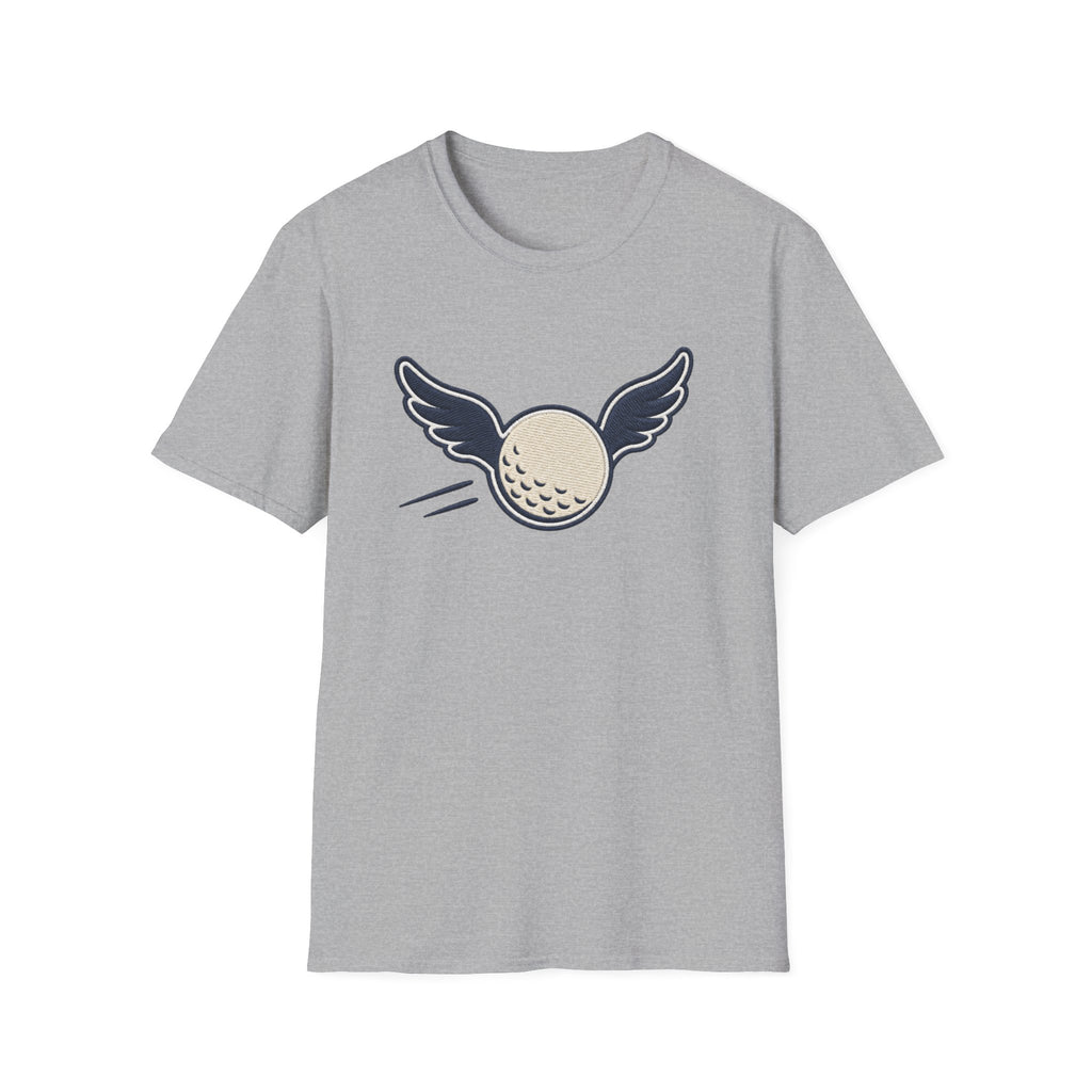 FLYING GOLF BALL WINGS EMBROIDERY PATCH 98 T-SHIRT