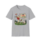 I CAME SAW SLICED CARTOON GOLFER T-SHIRT