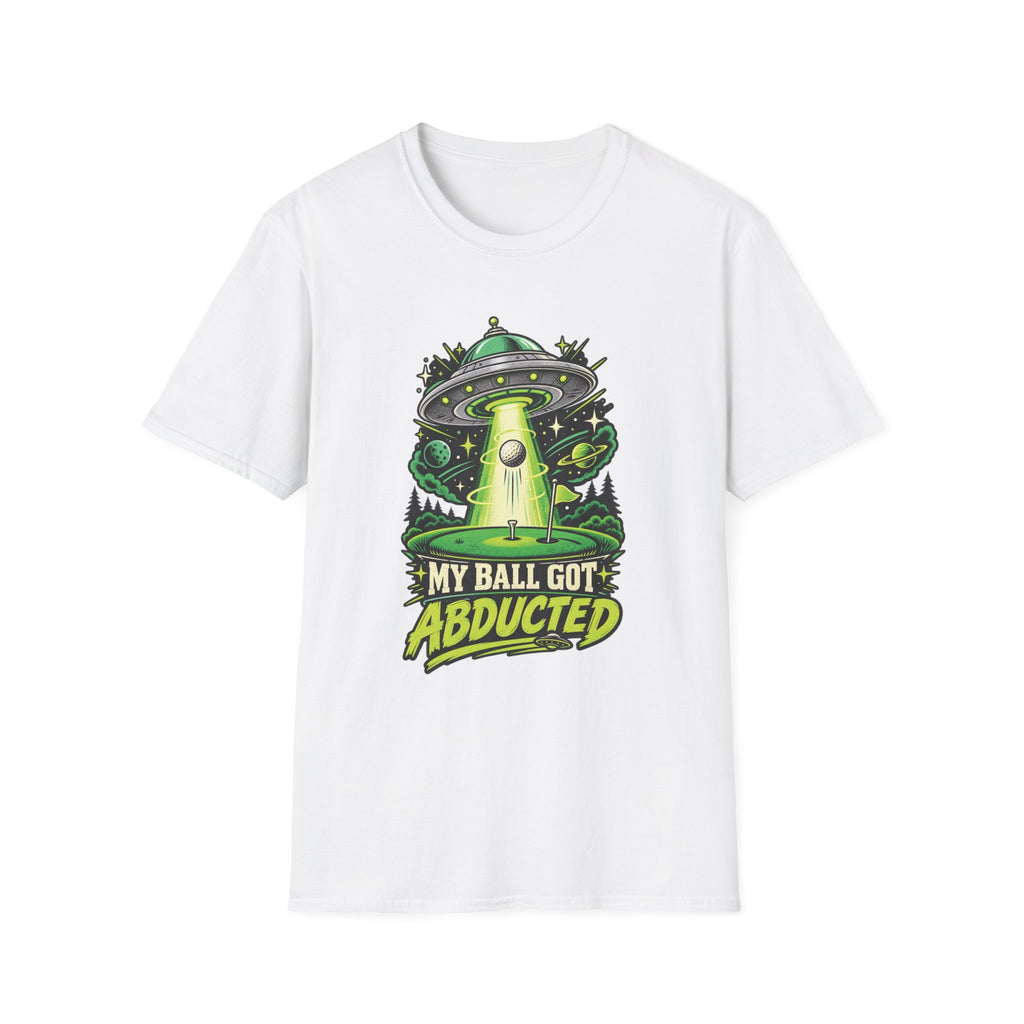 MY BALL GOT ABDUCTED UFO T-SHIRT