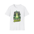 MY BALL GOT ABDUCTED UFO T-SHIRT