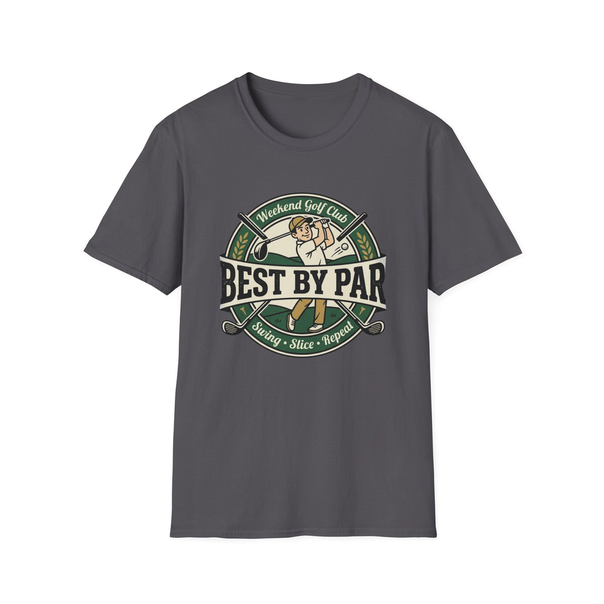 BEST BY PAR WEEKEND GOLF CLUB BADGE 110 T-SHIRT