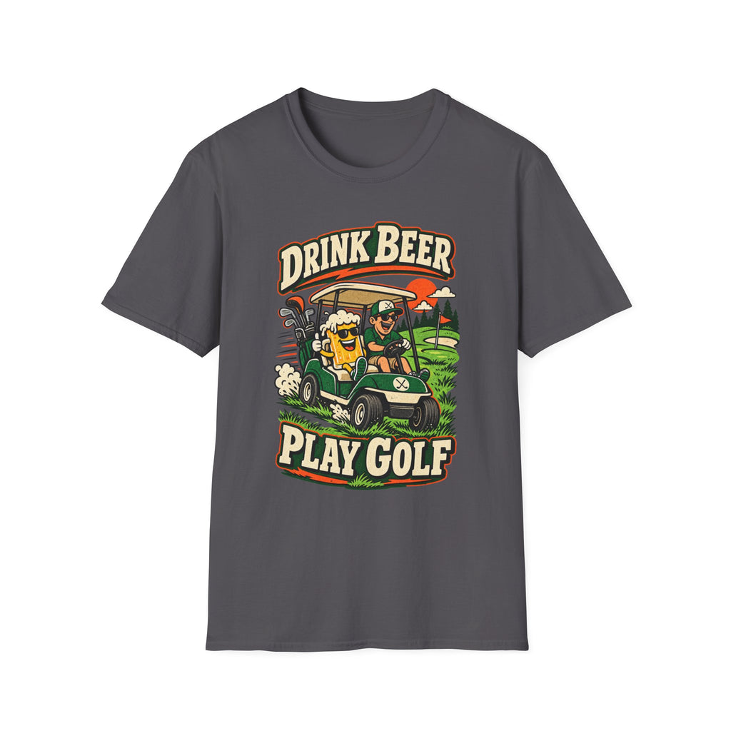 DRINK BEER PLAY GOLF CART 176 T-SHIRT