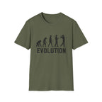 EVOLUTION OF GOLFER SILHOUETTE 70 T-SHIRT