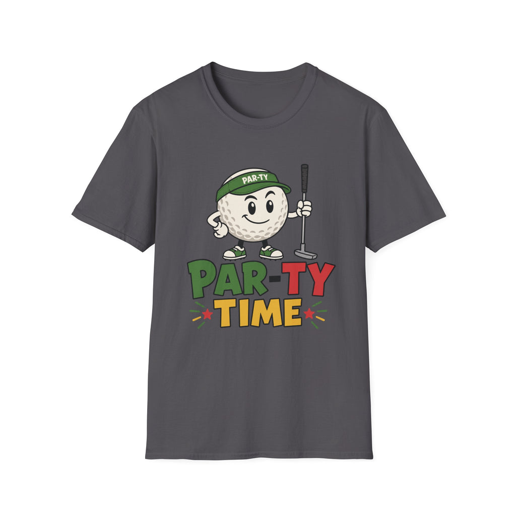 PAR-TY TIME GOLF BALL CHARACTER T-SHIRT