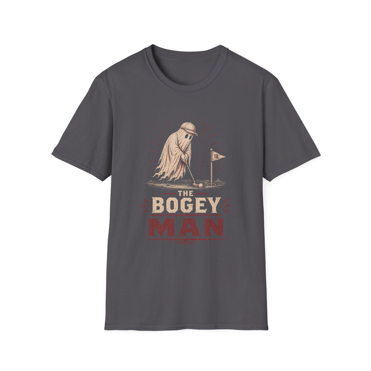 BOGEY MAN GHOST GOLFER PUTTING 139 T-SHIRT