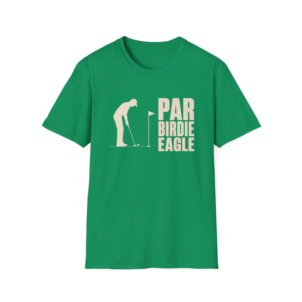 GOLFER PUTTING PAR BIRDIE EAGLE T-SHIRT