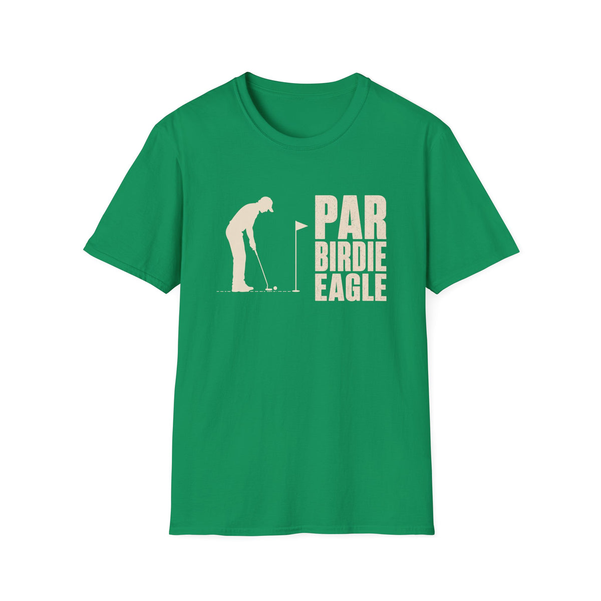 GOLFER PUTTING PAR BIRDIE EAGLE T-SHIRT