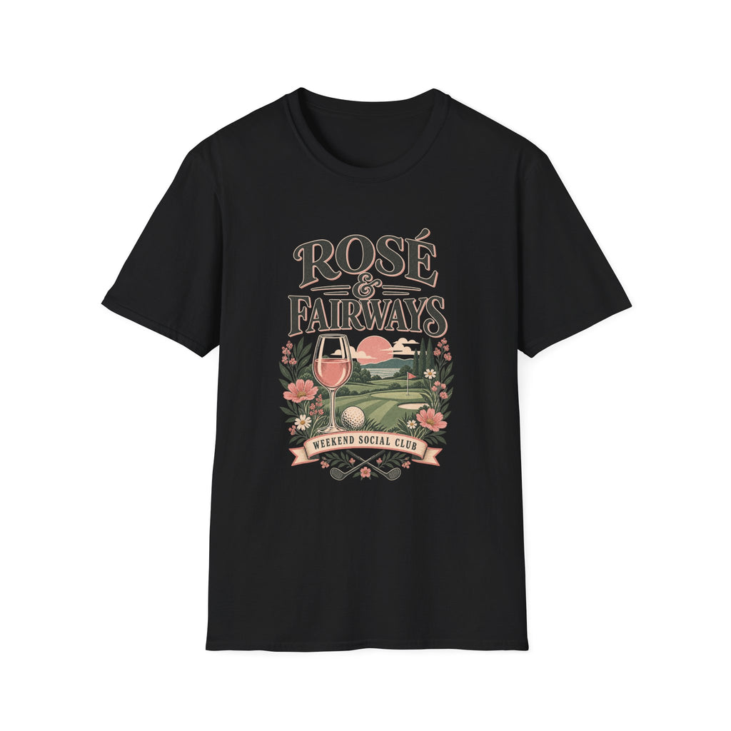 ROSE AND FAIRWAYS WEEKEND SOCIAL CLUB T-SHIRT