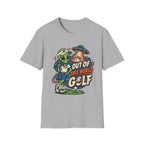 OUT OF THIS WORLD GOLF ALIEN T-SHIRT