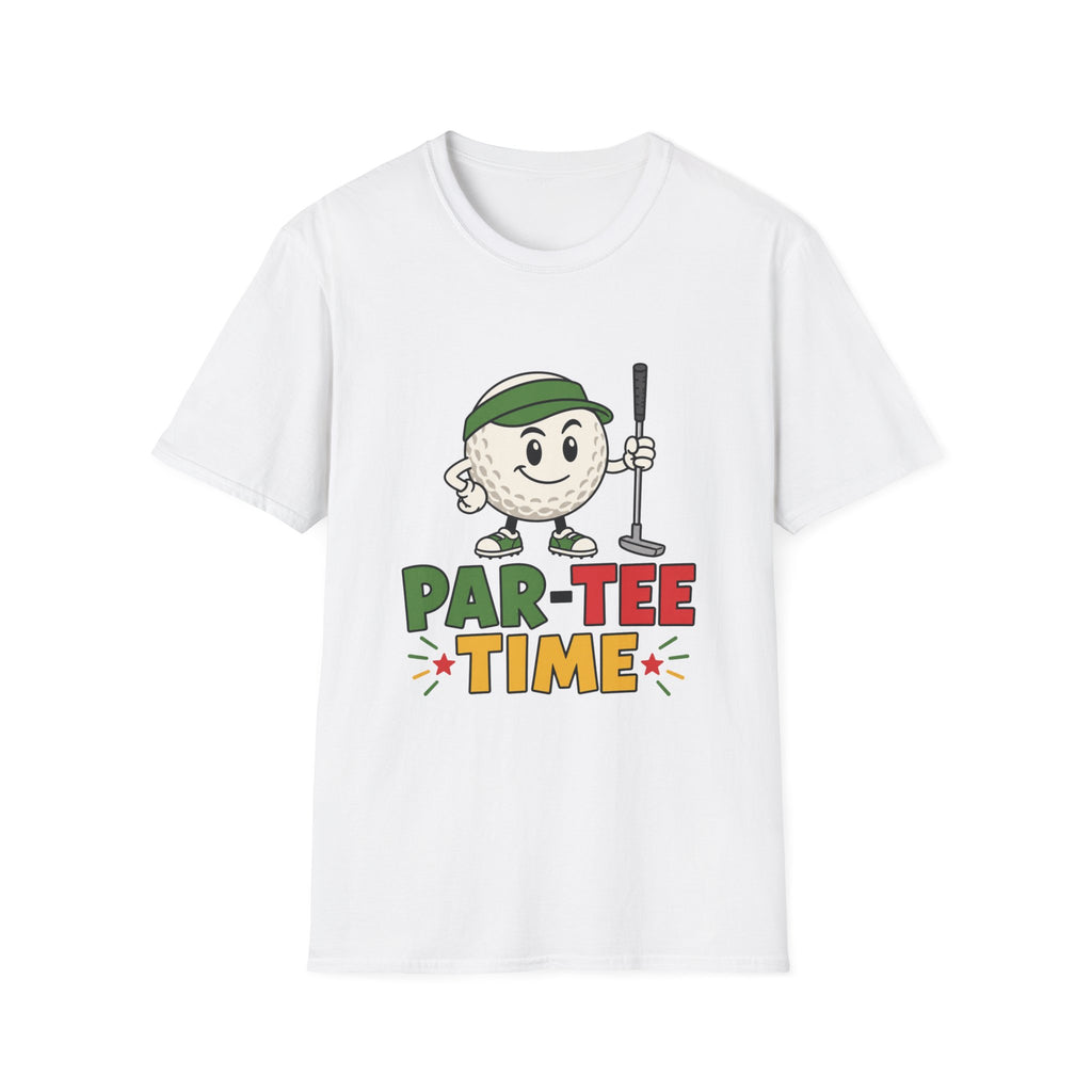 PAR TEE TIME GOLF BALL CHARACTER T-SHIRT