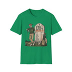 SKELETON GOLFER TOMBSTONE BREAK 80 HALLOWEEN T-SHIRT