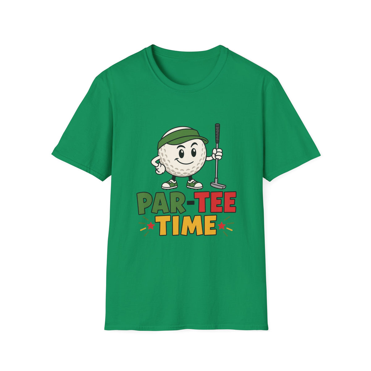PAR TEE TIME GOLF BALL CHARACTER T-SHIRT