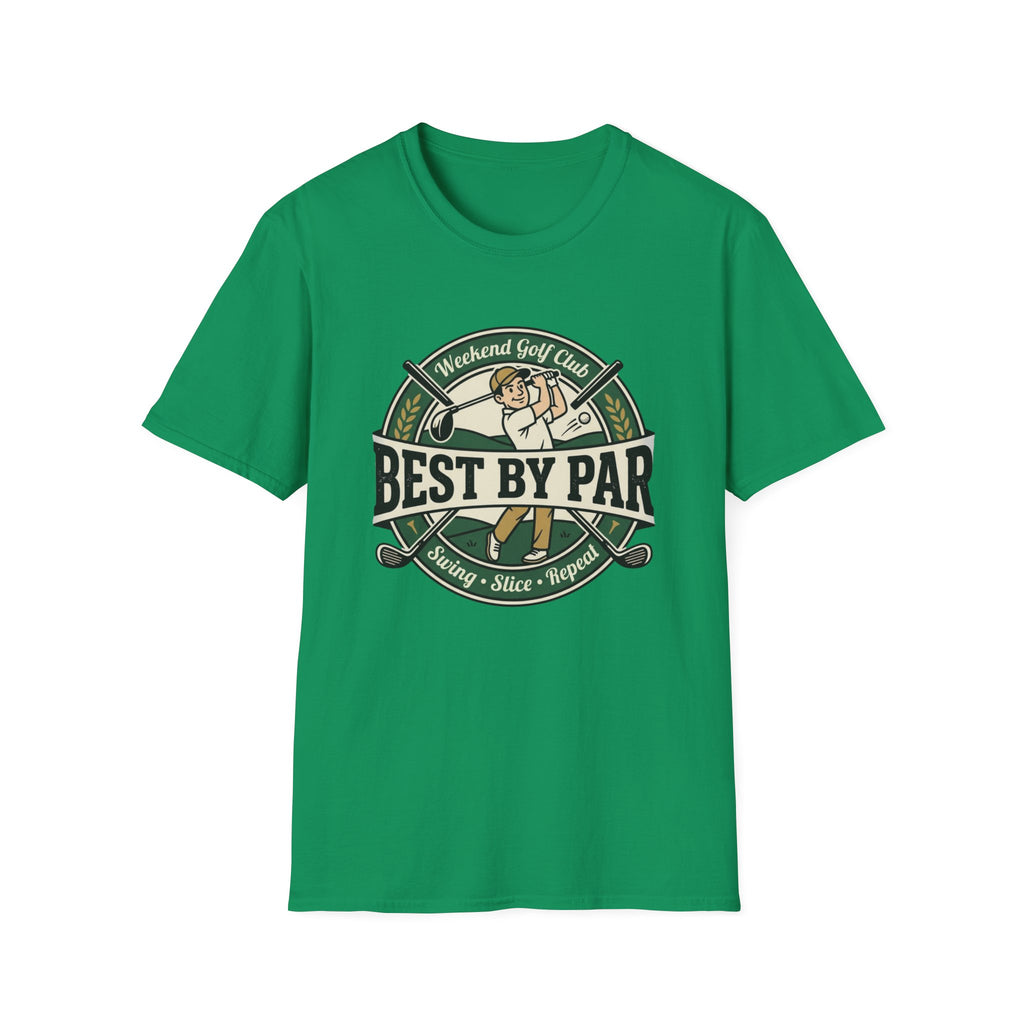 BEST BY PAR WEEKEND GOLF CLUB BADGE 110 T-SHIRT