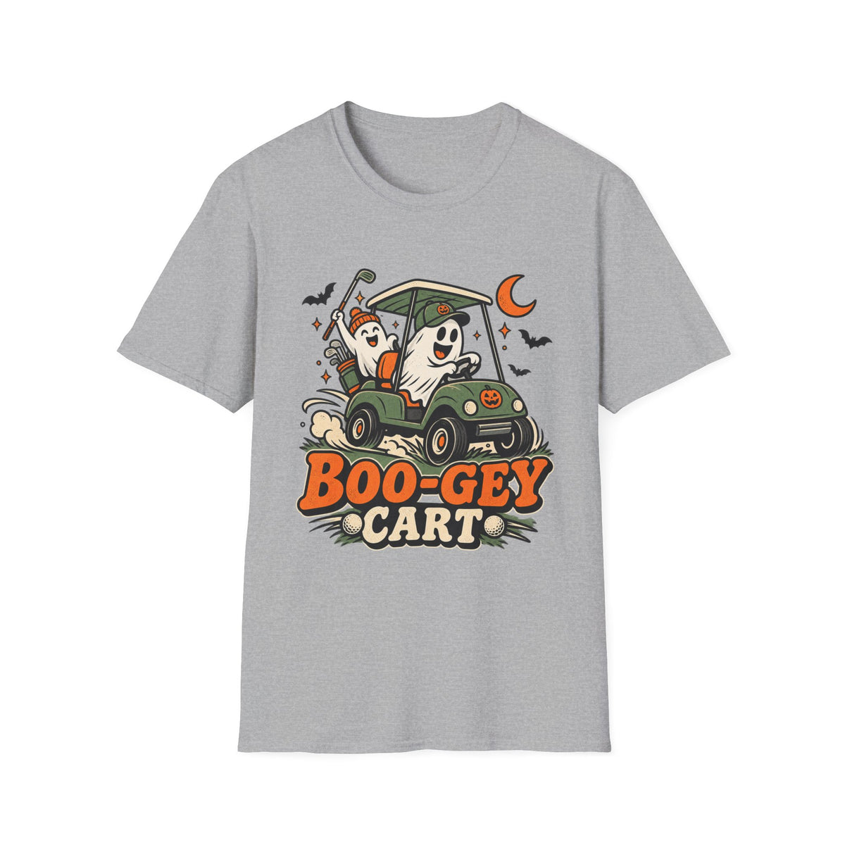 BOOGEY CART HALLOWEEN GHOSTS 166 T-SHIRT