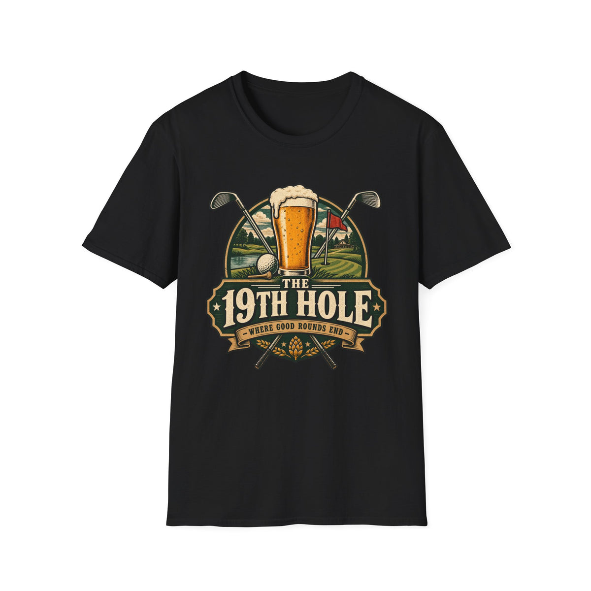 19TH-HOLE-GOOD-ROUNDS-END-183 T-SHIRT