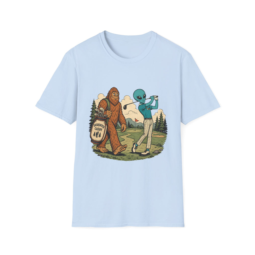 SASQUATCH ALIEN GOLF VINTAGE T-SHIRT