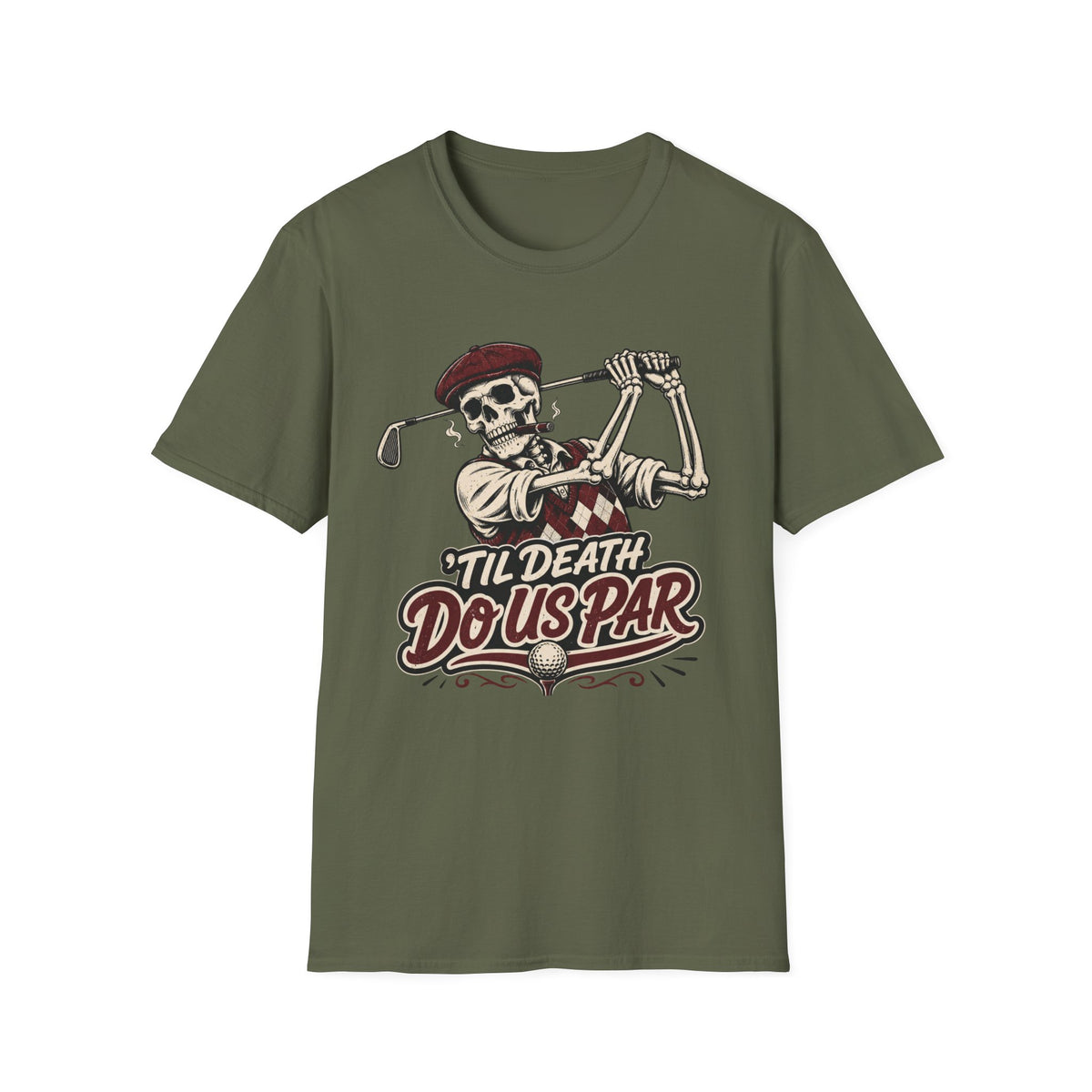 TIL DEATH DO US PAR ARGYLE T-SHIRT