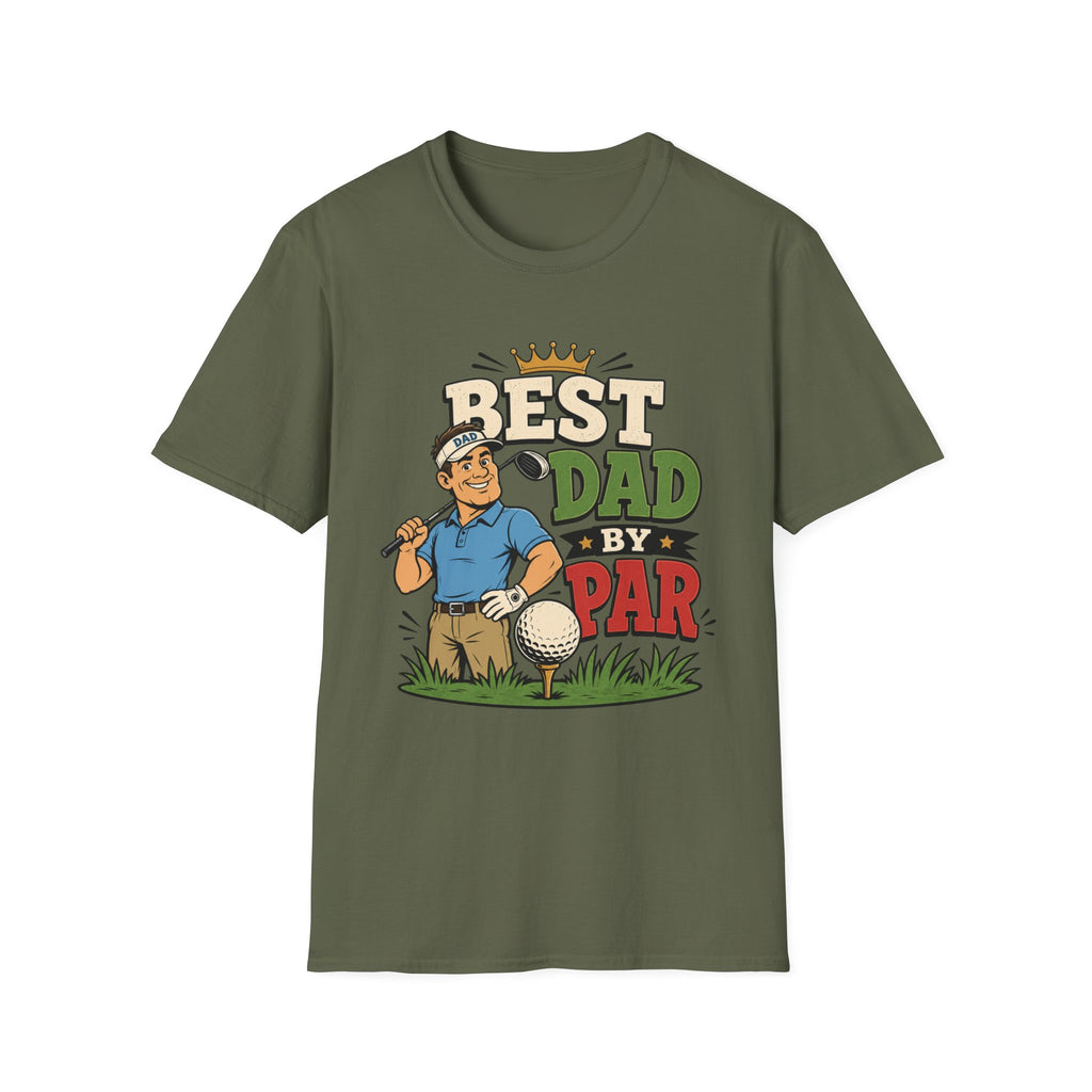 BEST DAD BY PAR CARTOON 143 T-SHIRT