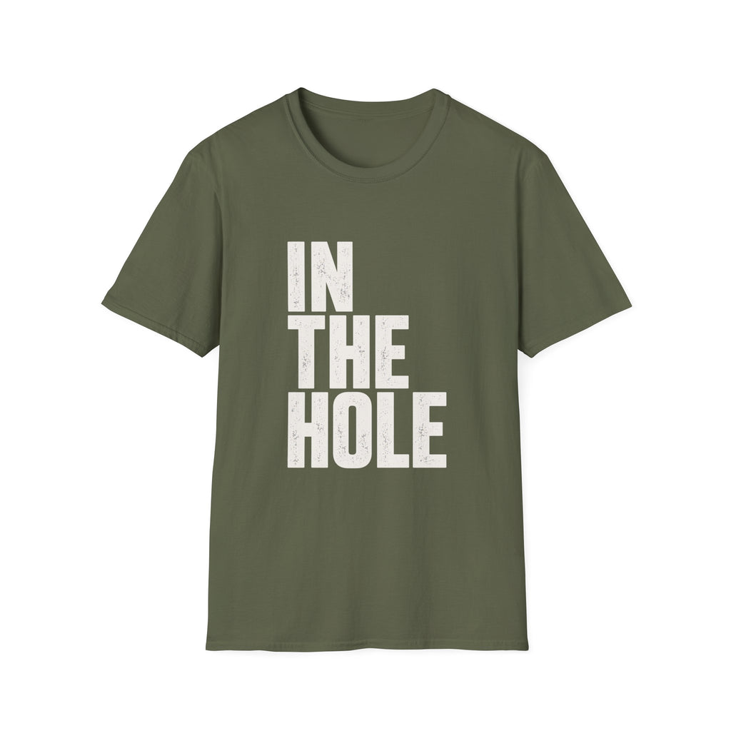 IN THE HOLE TEXT T-SHIRT