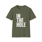IN THE HOLE TEXT T-SHIRT