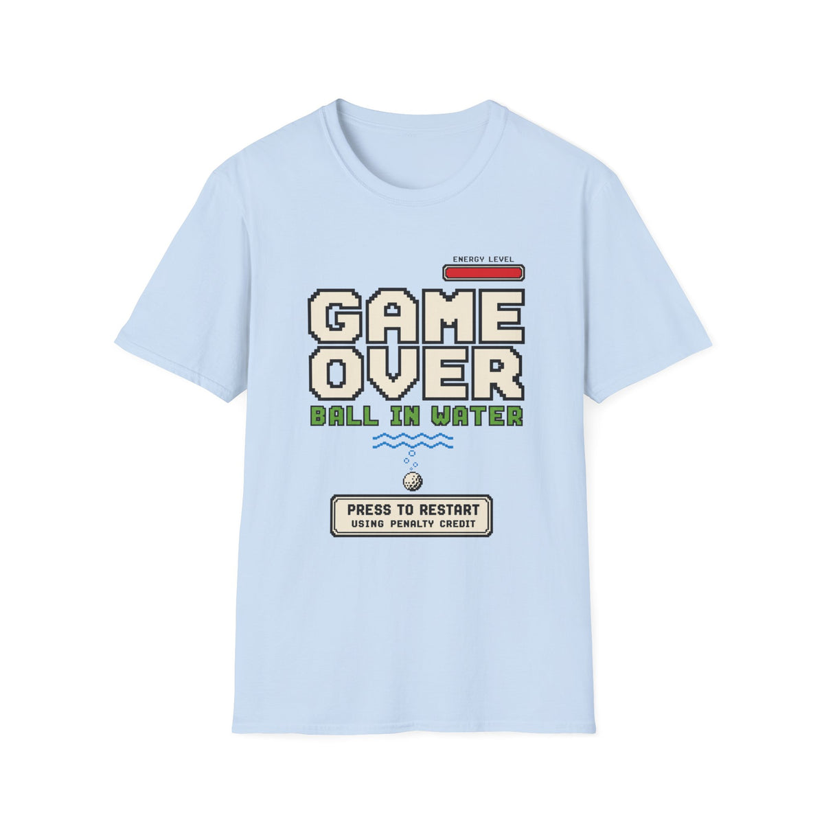 GAME OVER BALL IN WATER CRITICAL 22 T-SHIRT