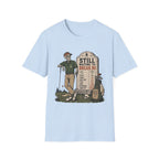 SKELETON GOLFER TOMBSTONE BREAK 80 HALLOWEEN T-SHIRT