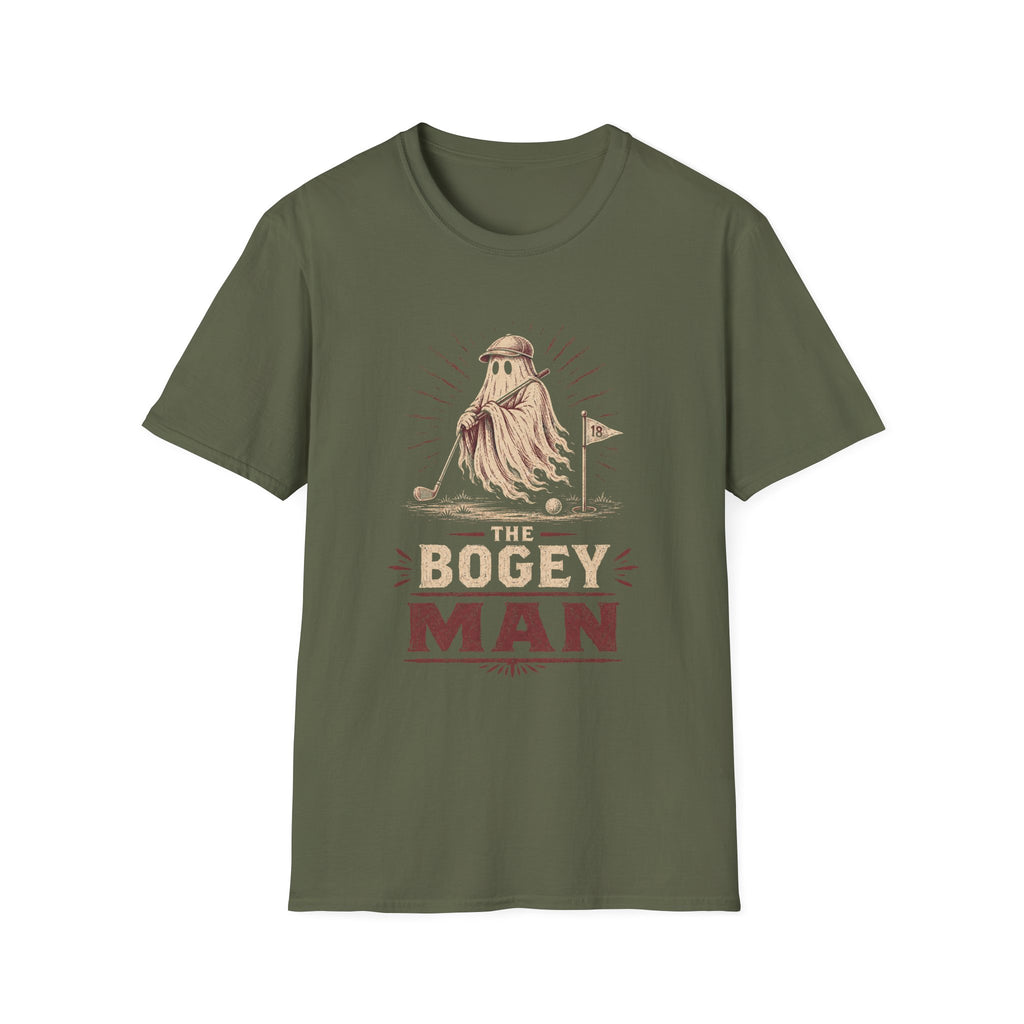 BOGEY MAN GHOST GOLFER SWING 138 T-SHIRT