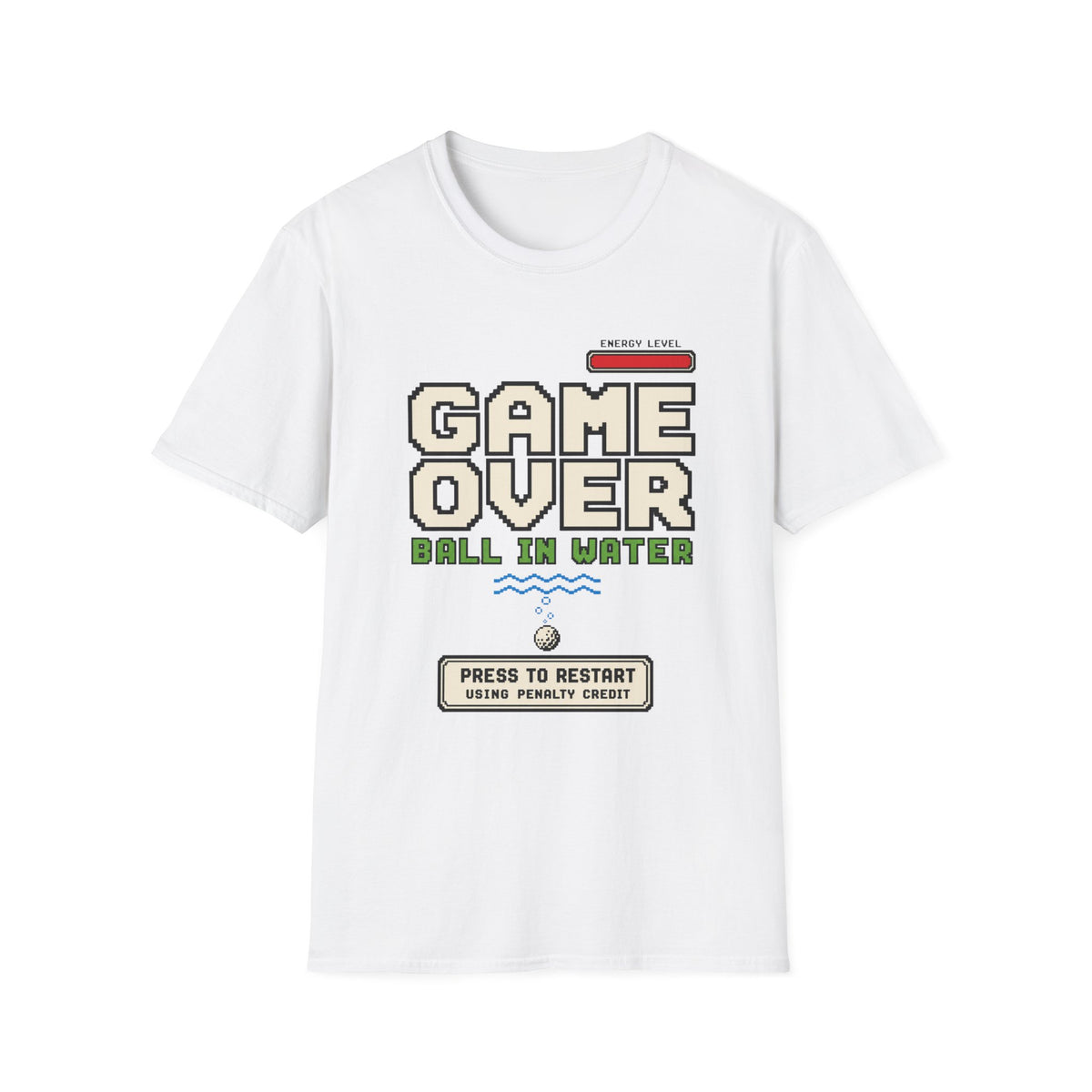 GAME OVER BALL IN WATER CRITICAL 22 T-SHIRT