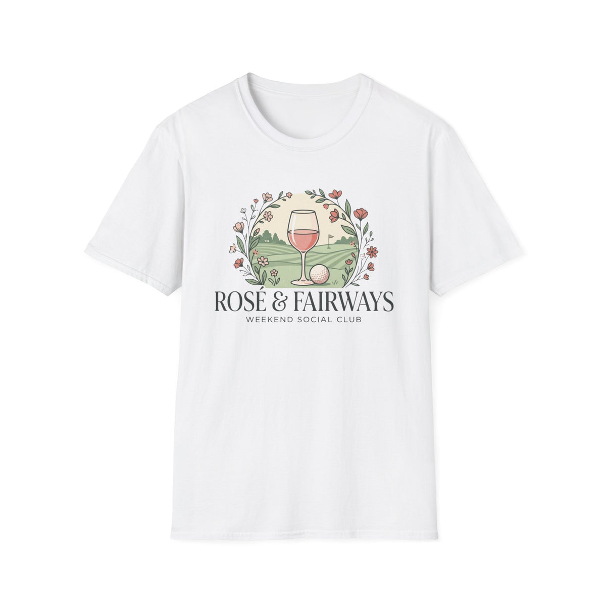 ROSE AND FAIRWAY WEEKEND SOCIAL CLUB T-SHIRT