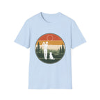 VINTAGE GOLFER DOG CLUBHOUSE SUNSET T-SHIRT