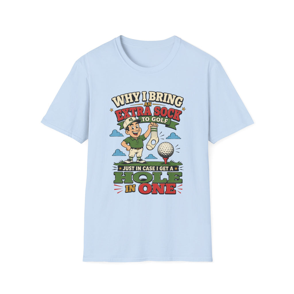 EXTRA SOCK HOLE IN ONE CARTOON 35 T-SHIRT