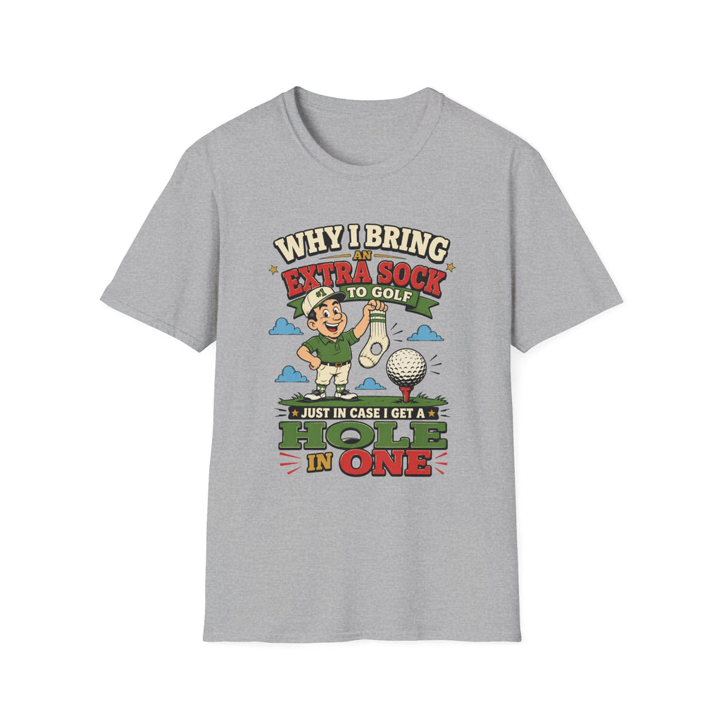 EXTRA SOCK HOLE IN ONE CARTOON 35 T-SHIRT