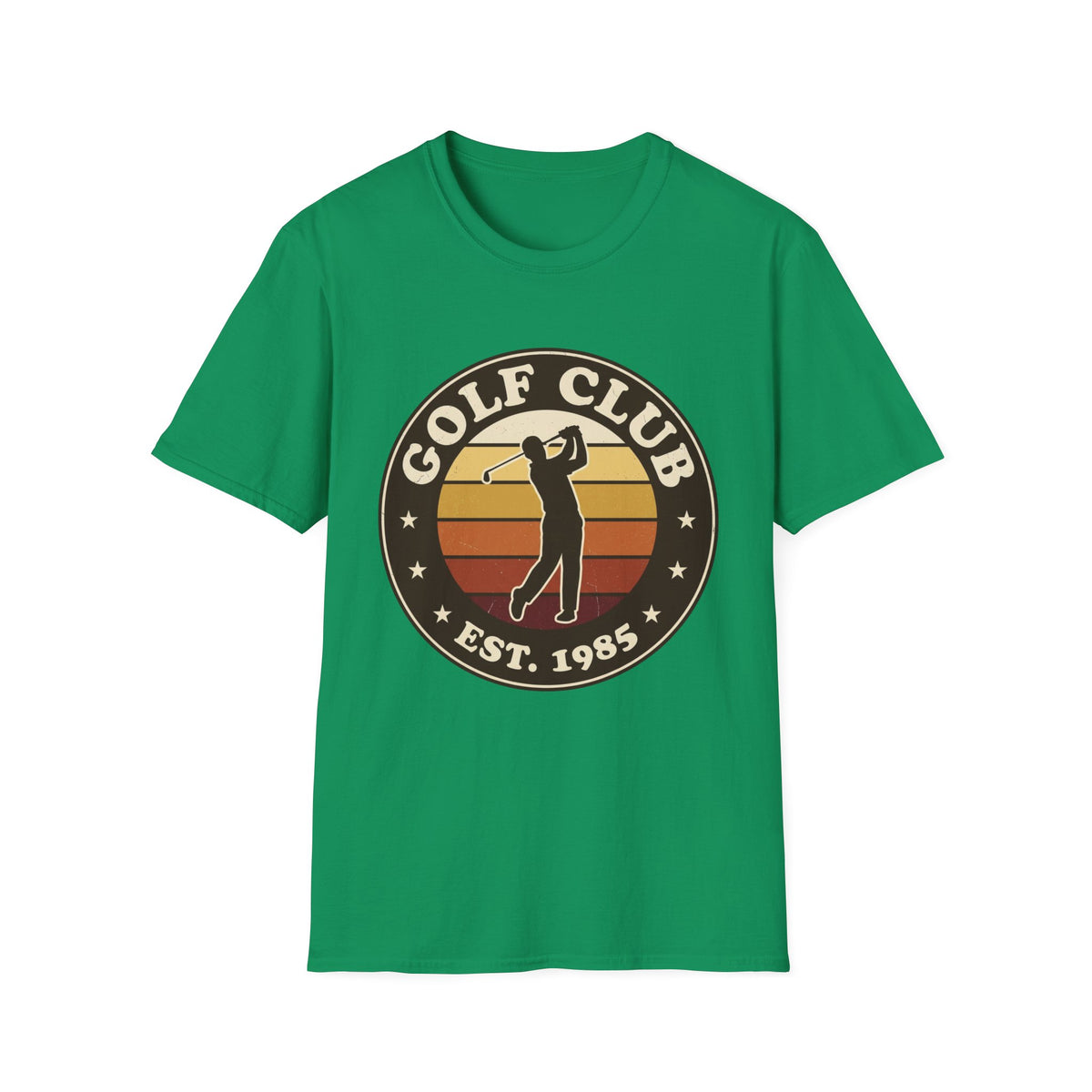 GOLF CLUB EST 1985 SUNBURST BADGE 106 T-SHIRT